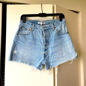 Redone jeans shorts
